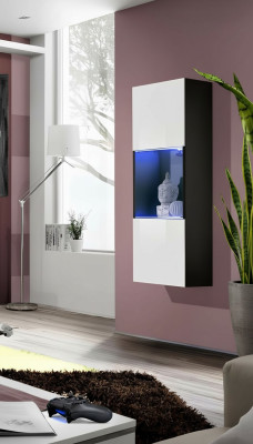 Modern hanging display cabinet for designer living room