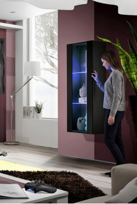 Modern design hanging display cabinet for the living room
