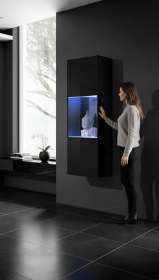 Modern wall-mounted display cabinet luxury decoration built-in wardrobe