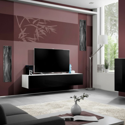 Luxury designed wall TV shelf for modern furniture in the living room