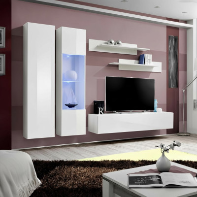 Modern wall shelf furniture set
