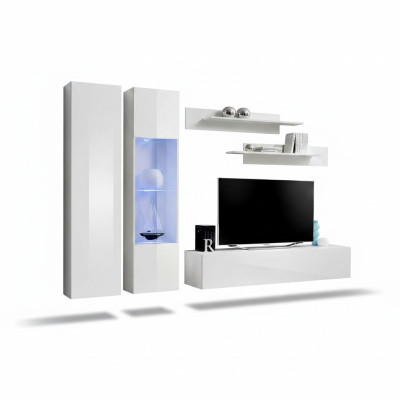 Modern wall shelf furniture set