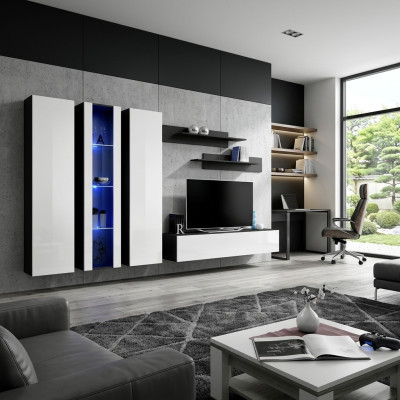 Modern furniture with display cabinet, TV stand, wall cabinets, living room shelf, new