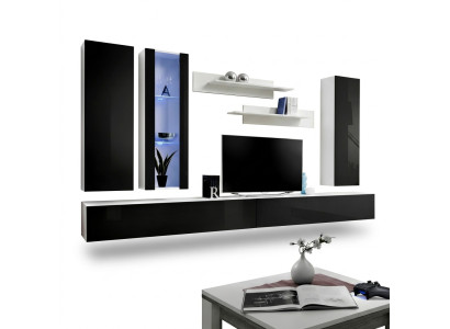 Living room set 7-piece luxury wall unit modern designer wall cabinet new TV stand