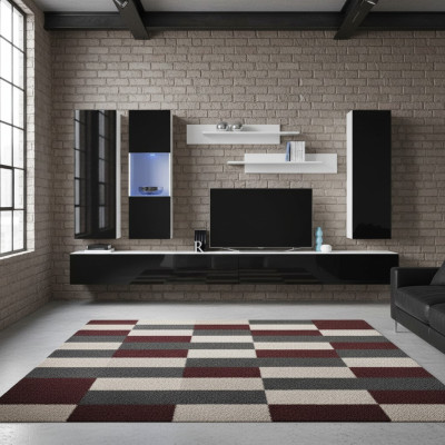 Luxury Wall Unit Complete Set Living Room Wooden Furniture Designer Wall Cabinet