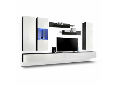 Designer Set 7-piece living wall hanging cabinet display cabinet luxury furniture living room