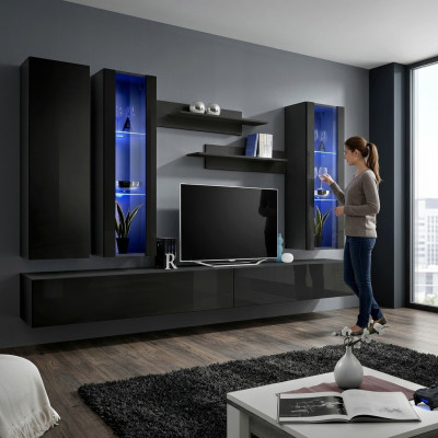 TV stand modern wall shelf living room design decor wall unit furniture