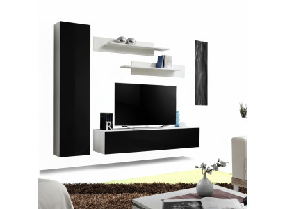 Luxury Wall Unit Designer TV Stand Sideboard Living Room Furniture 4-Piece Set