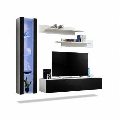 Luxury Set 4-piece Designer Wall Unit Living Room Furniture TV Stand Furnishings Furniture