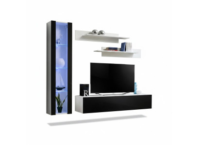 Luxury Set 4-piece Designer Wall Unit Living Room Furniture TV Stand Furnishings Furniture