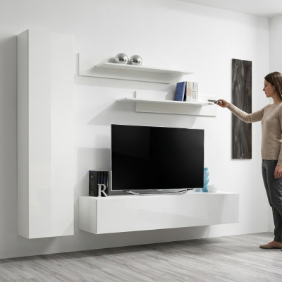 Living room wall unit white TV stand designer furniture living room furniture wall shelves