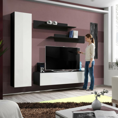 Luxury wall unit designer furniture living room cabinets shelves new