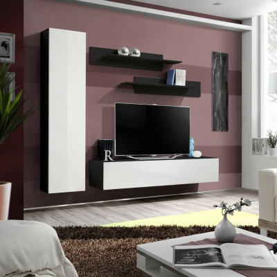 Luxury wall unit designer furniture living room cabinets shelves new