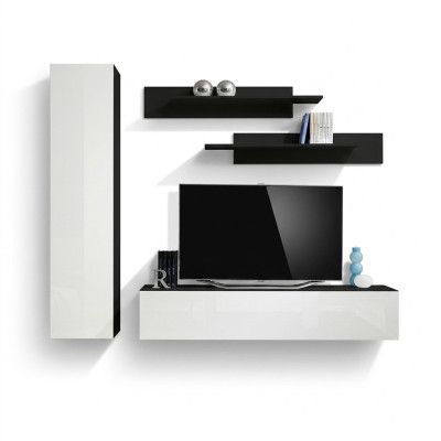Luxury wall unit designer furniture living room cabinets shelves new