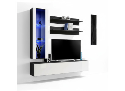 Living room wall unit wall shelf TV cabinet hanging display cabinet shelf wood furniture new