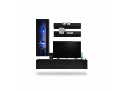 Luxury TV stand rtv sideboard modern living room wall unit wooden furniture shelf
