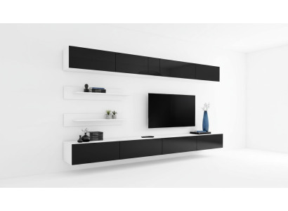 Wall cabinet living room TV stand luxury living wall wooden furniture new modern