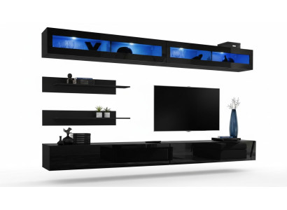 Living room 2x wall cabinet set wall unit wooden furniture TV stand new