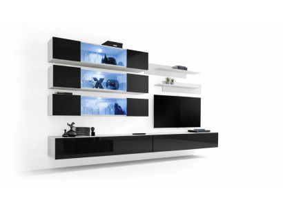 Luxury New Wall Unit Designer Modern Living Room Set Cabinet Sideboard