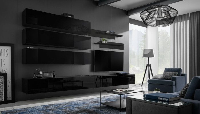 Wall cabinet design living room living room wood furnishing wall shelves new