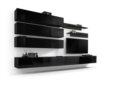 Wall cabinet design living room living room wood furnishing wall shelves new