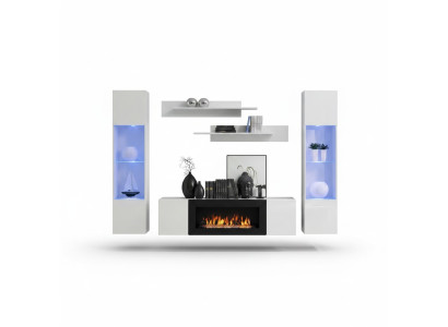 Modern living room furniture designer wall unit wall shelves sideboard decor