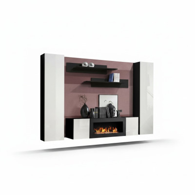 Living room furniture complete wall unit sideboard wall shelves luxury furnishings