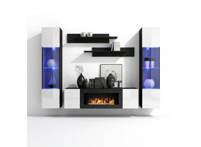 Luxury Living Room Wall Modern Designer Hanging Display Cabinet Sideboard Furnishings