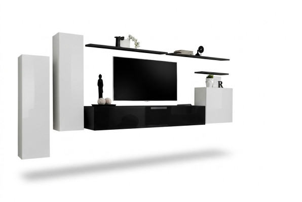 Wall unit cabinet, wardrobe, TV stand, sideboard, shelf, living room furniture.