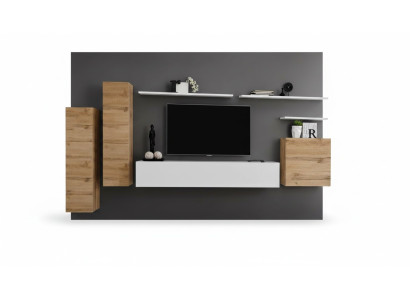 Living room wall unit 7-piece set TV stand new shelf luxury modern design furniture