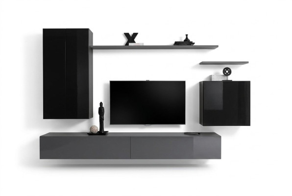 Wall unit sideboard wall shelf TV cabinet shelf wall cabinet living room furniture