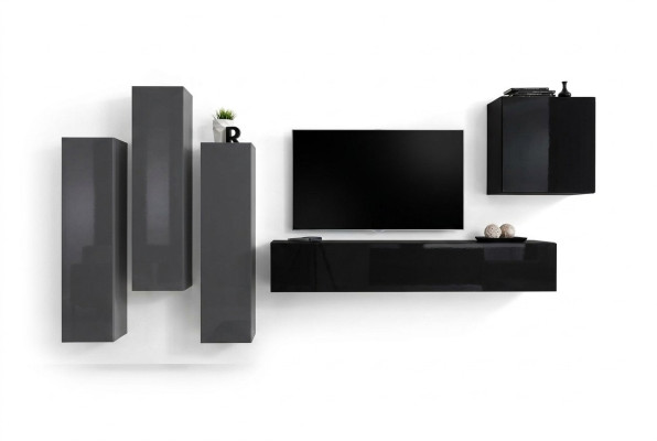 Design living room wall unit TV stand 3x wall cabinet sideboard cabinet luxury furniture