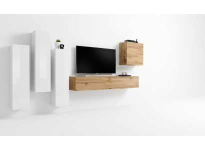 Modern TV stand wood living room furniture brown wall cabinet new living room wall