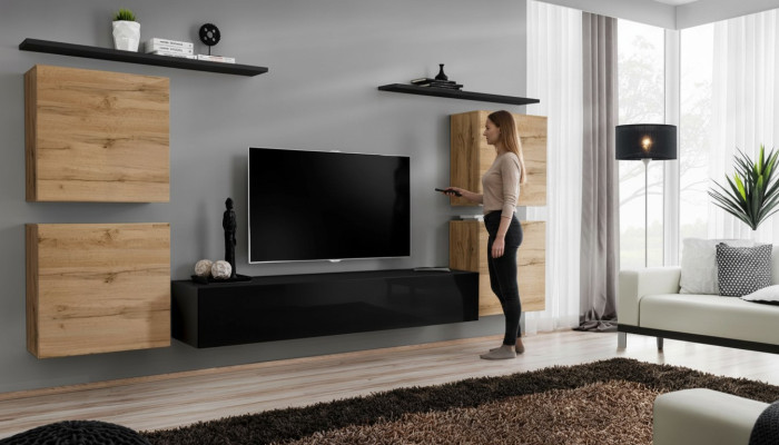 Luxury Furniture Wall Unit TV Stand Design Sideboard Wall Cabinet New
