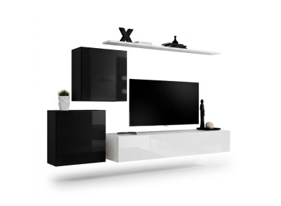 Living room wall unit white TV stand design sideboard furniture wall cabinet