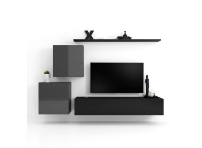Wall unit hanging cabinet modern design living room luxury furniture wall shelves
