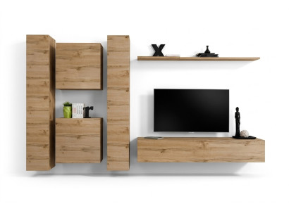 Wall cabinet living room designer wall unit wall shelf wood wall cabinet