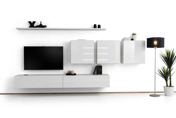 Living room furniture white sideboard designer style modern wooden furniture new