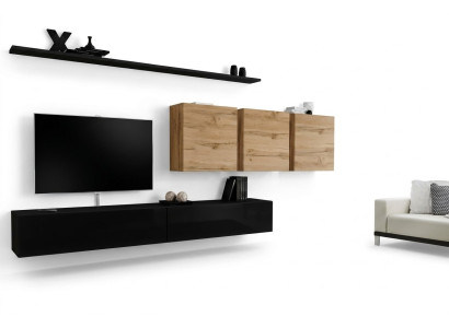 Complete Set 7-Piece TV Stand Sideboard Living Room Furniture Modern Interior