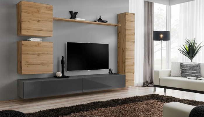 Designer furniture, Braun 3x wall cabinet wooden furniture luxury set TV stand