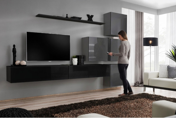 Living room design complete wall unit wall cabinet luxury set cabinet