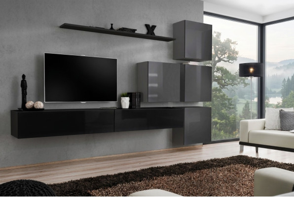 Living room design complete wall unit wall cabinet luxury set cabinet