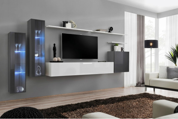 Complete wall unit TV stand wall shelf luxury wall cabinet furnishing designer