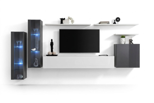 Complete wall unit TV stand wall shelf luxury wall cabinet furnishing designer