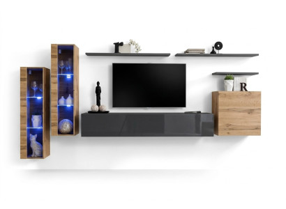 Luxury Design Furniture Set Wall Unit Sideboard TV Stand Furniture Wall Shelf