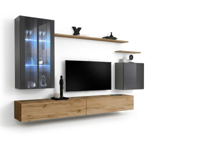 Designer complete luxury set living room furniture shelves style modern sideboard