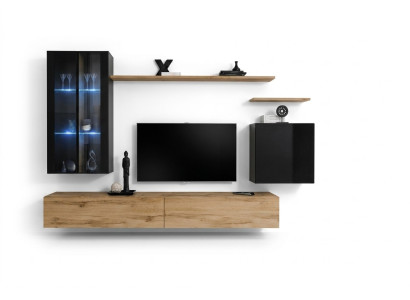 Wall unit hanging display cabinet wall cupboard designer TV stand furniture shelves modern