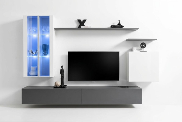 Grey furniture, living room furniture, designer wooden furniture, luxury style cabinet, wall cabinet