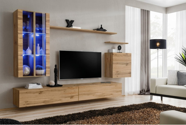 Designer furniture set, modern wall cabinet, TV stand, wooden furniture, new sideboard