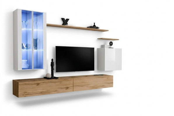 Wooden furniture TV stand wall cabinet living room furniture complete set style designer